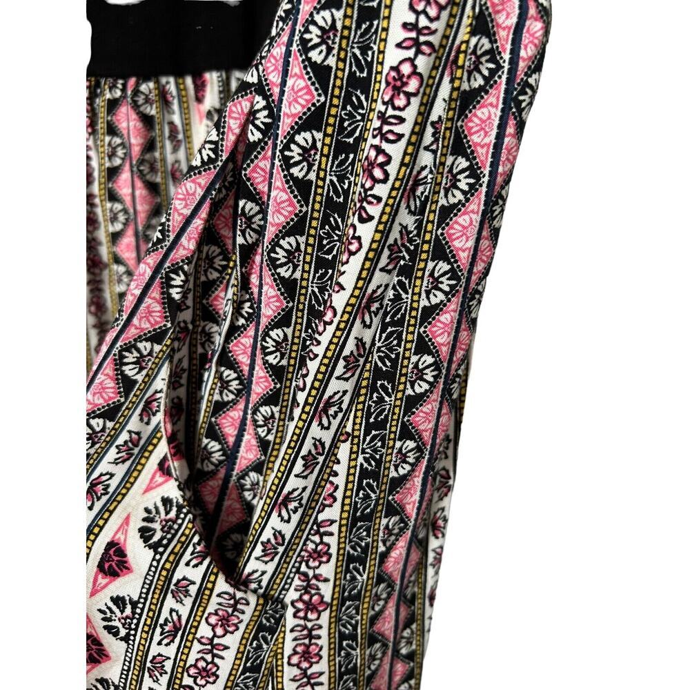 Torrid Dress Womens Size 4 Black Floral Scoop Neck Pockets Short Sleeve Pockets - Picture 6 of 16